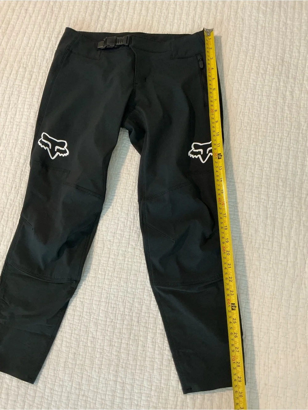 Fox Racing Defend Blk Mountain Bike Pants Y26 Stretch Ratchet Closure